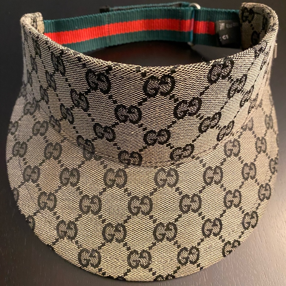 Gucci monogram visor